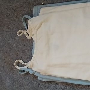 Jessica London/ Torrid Tank Top Bundle White and Baby Blue (26/28)